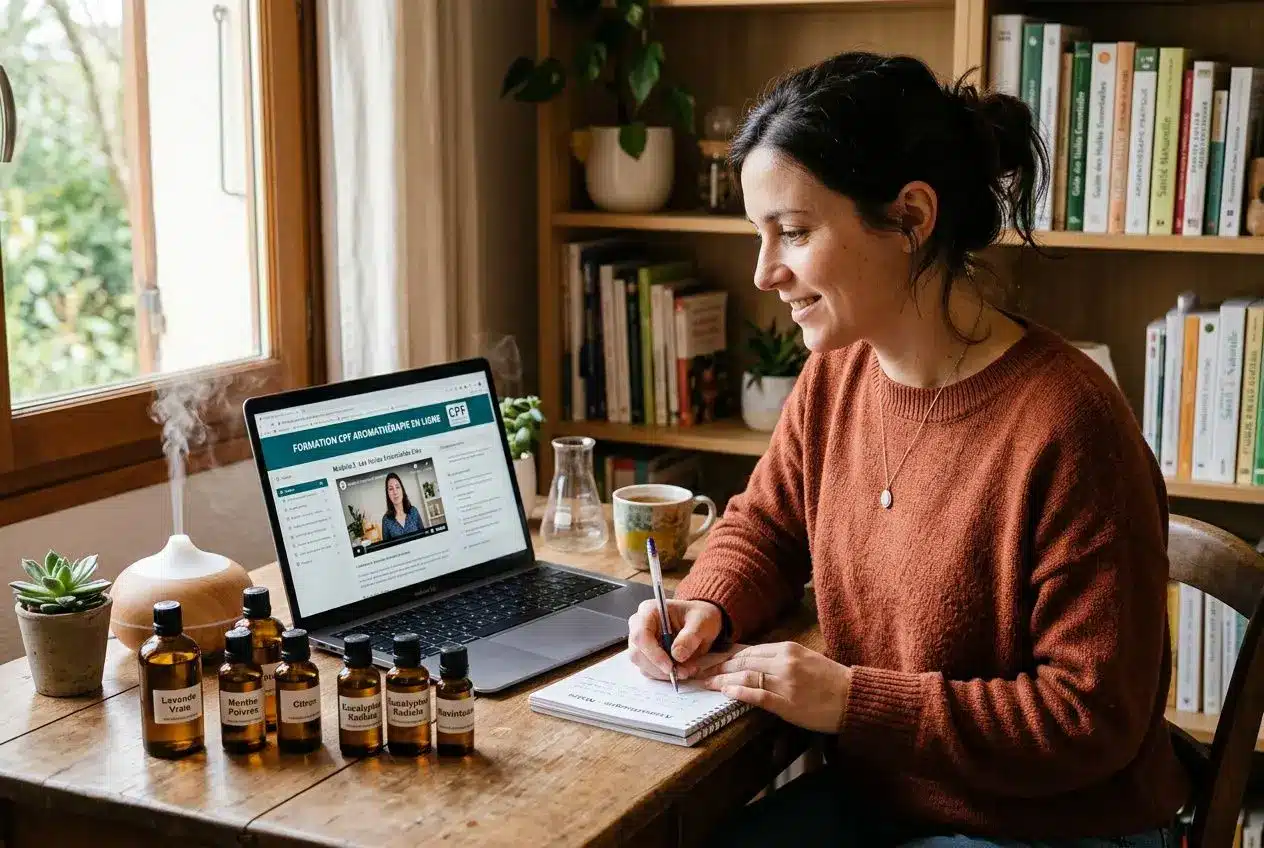 Écran moncompteformation avec code RNCP aromathérapie