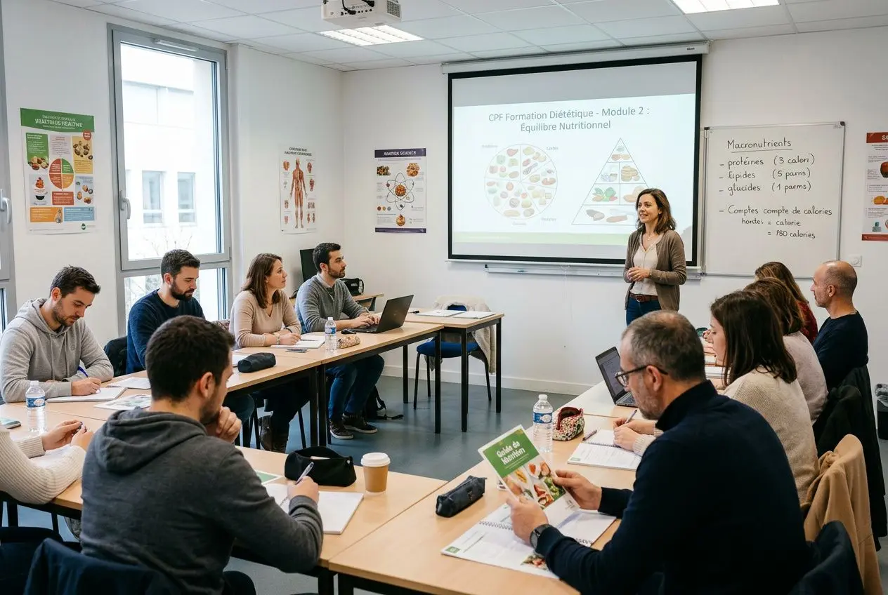 Plateforme de formation en ligne pour diététique
