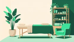 Cabinet de bien-être d'un naturopathe